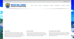 Desktop Screenshot of bayusbalicargo.com